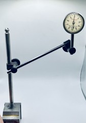 LS Starrett 196 Dial Indicator+657 Mag Base Complete With Rods And Snugs! 🔥👀