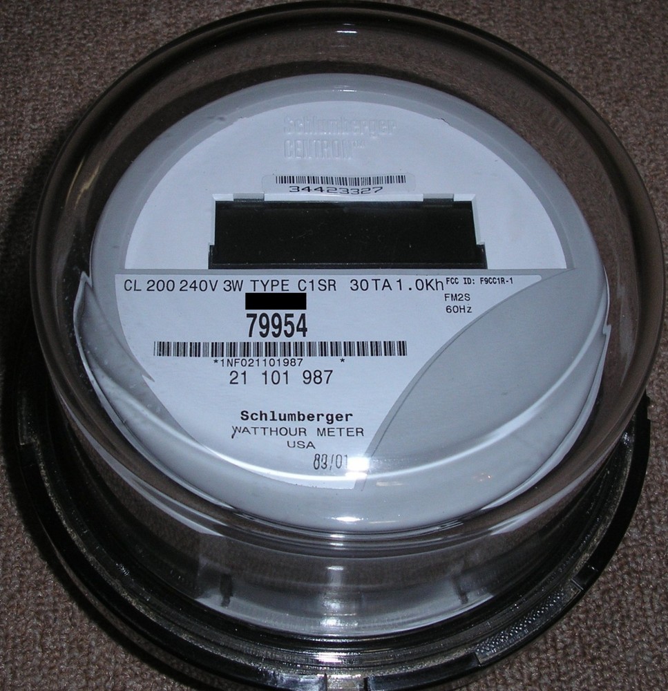 ITRON – WATTHOUR METER (KWH) C1SR – CENTRON – 240 VOLTS, FM2S, 200 AMPS, 4 LUGS