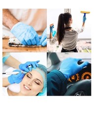 10 Boxes of 100 – Synmax Vinyl Exam Gloves Large BMPF 3003