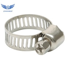 150 Pack 1/2″-3/4″ Stainless Adjustable Drive Hose Clamp Fuel Line Clip