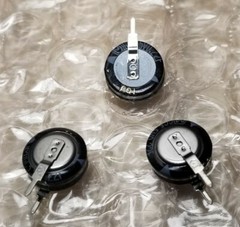 Lot of 3 Panasonic 0.22F Electric Double Layer Gold Capacitor 5.5V EECS0HD224V