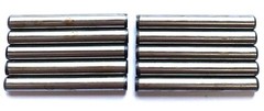 1/4 X 2 DOWEL PINS HEAT TREATED ALLOY STEEL – BRIGHT FINISH – 10 PIECES