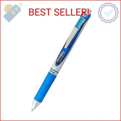 Pentel EnerGel Deluxe RTX Retractable Liquid Gel Pen, 0.7mm, Metal Tip, Blue Ink
