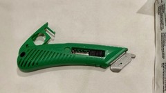 PHC S4S Right-Hand Safety Cutter, Green, Safety Blades, MPN S4SBR