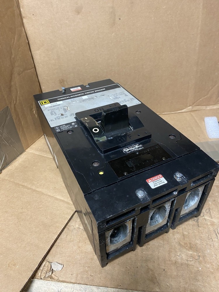 SQUARE D CAT NO: LAL36300MB THERMAL MAGNETIC CIRCUIT BREAKER 400A 600VAC 250VDC