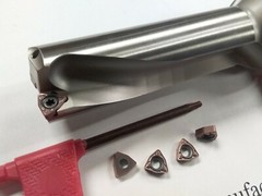 U drill 15/16″x3″x6″, 1″ shank, index, w. Extra 10pcs WCMX04 inserts #UD-1516
