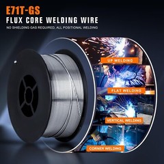E71TGS Gasless Flux Core Welding Wire, .030-Inch 2-Pound Spool