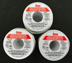Oatey 29025 Safe Flo Silver Lead-free Plumbing Solder Three 1 lb