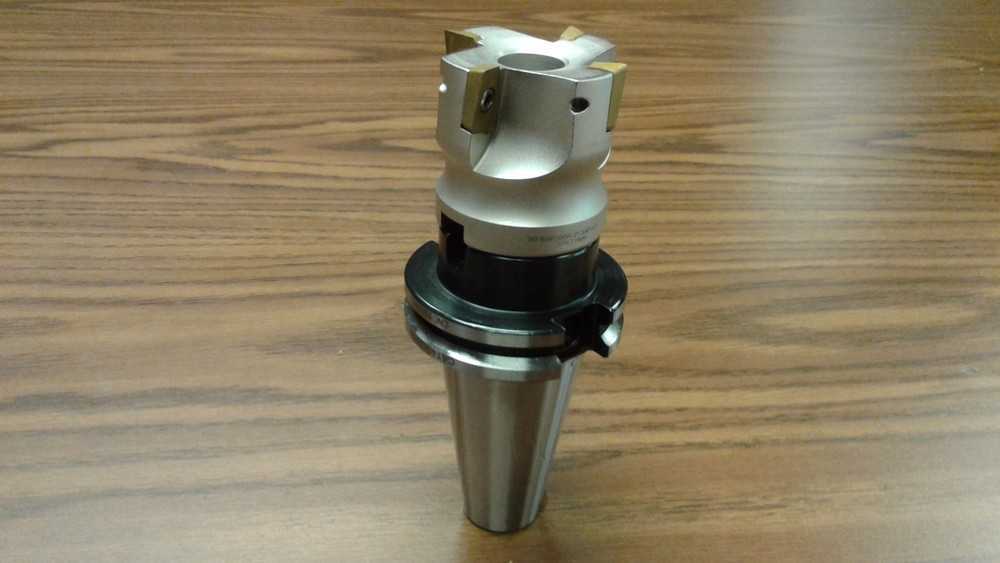 2″ 90 degree indexable face shell mill,face milling cutter APKT, w. CAT40 arbor