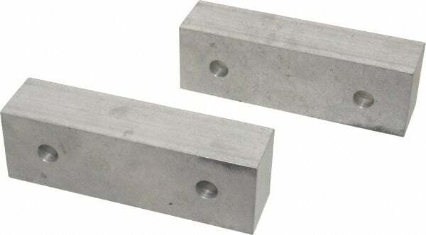 Gibraltar 6-1/8″ Wide x 2″ High x 1-1/2″ Thick, Flat/No Step Vise Jaw Soft, A…