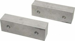 Gibraltar 6-1/8″ Wide x 2″ High x 1-1/2″ Thick, Flat/No Step Vise Jaw Soft, A…