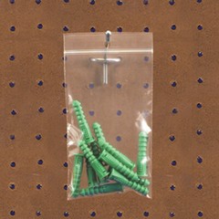 500 – 2″ x 3″ Zip Seal Reclosable 2Mil Plastic Top Lock Bags Hang Hole Jewelry