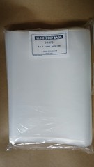 (Lot 100 pcs each size) 4 Mil Clear Poly Bags Flat Top Open 2×3, 3×4, 4×5, 5×7