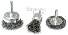 40-PC Wire Wheel Cup Brushes Assortment box lot Crimped Metal Grinding 1/4 Shank