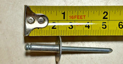 3/16 Large Flange Aluminum Pop Rivets All Dome Head Blind Rivet 50 Pc.