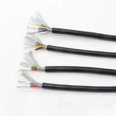 Multi-core Flexible Silicone Shielded Cable 2/3/4/6 Core Tinned Copper Wire