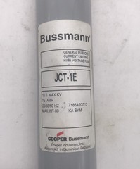 HOUSTON STOCK NEW BUSSMANN JCT-1E MEDIUM VOLTAGE FUSE 1 A FREE 2 DAY AIR BUY NOW