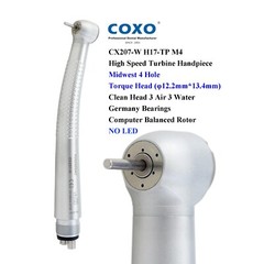 COXO High Speed Handpiece Dental Air Turbine Midwest 4 Hole NO LED CX207-W H17