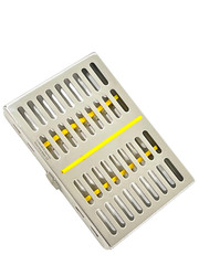 DENTAL SURGICAL AUTOCLAVE STERILIZATION CASSETTES RACKS BOX FOR 10 INSTRUMENTS
