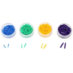 Dental Disposable Wedges Plastic for Dental Fillings Tooth Gap Wedges 4 Colors