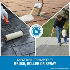Rain Guard Water Sealers SP-4001 Concrete Sealer Concentrate Makes 1 Gallon – Cl