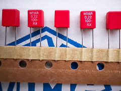 20Pcs MKS-2 0,22uF WIMA 0.22uF 100V Metallized Polyester Capacitor 20% PCM 5mm
