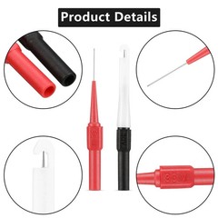 5 Pcs Automotive Back Probe Kit Multimeter Test Leads Alligator Clips Wire Tool