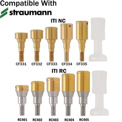 Dental Locator Abutment Transfer Open Closed Tray Analog NC/RC Fit Straumann ITI