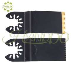 50PCS Titanium Oscillating Saw Blades Wood Plastics Metal Multitool Blades