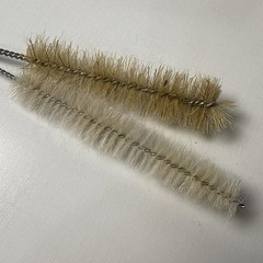 Glass Graduated Cylinder Set w/ Cleaning Brushes 10mL & Small Size Open Box