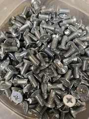NEW COMMERCIAL METAL DOOR HINGE SCREWS #12-24 1/2″ PHILLIPS HEAD 410 STAINLESS