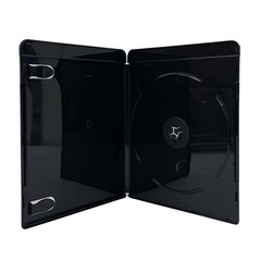 100 PREMIUM SLIM GLOSSY Black 4K Blu-Ray Single Cases 7MM & 100 OPP Bags