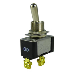 GSW-11 Heavy-Duty Electrical Toggle Switch, SPST, ON-OFF, ¾ HP 125-250V AC, Scre