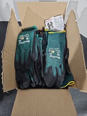 (24 PAIRS) MaxiFlex 34-8743 (size L) Cut Resistant Gloves. Size Large And 12 Med