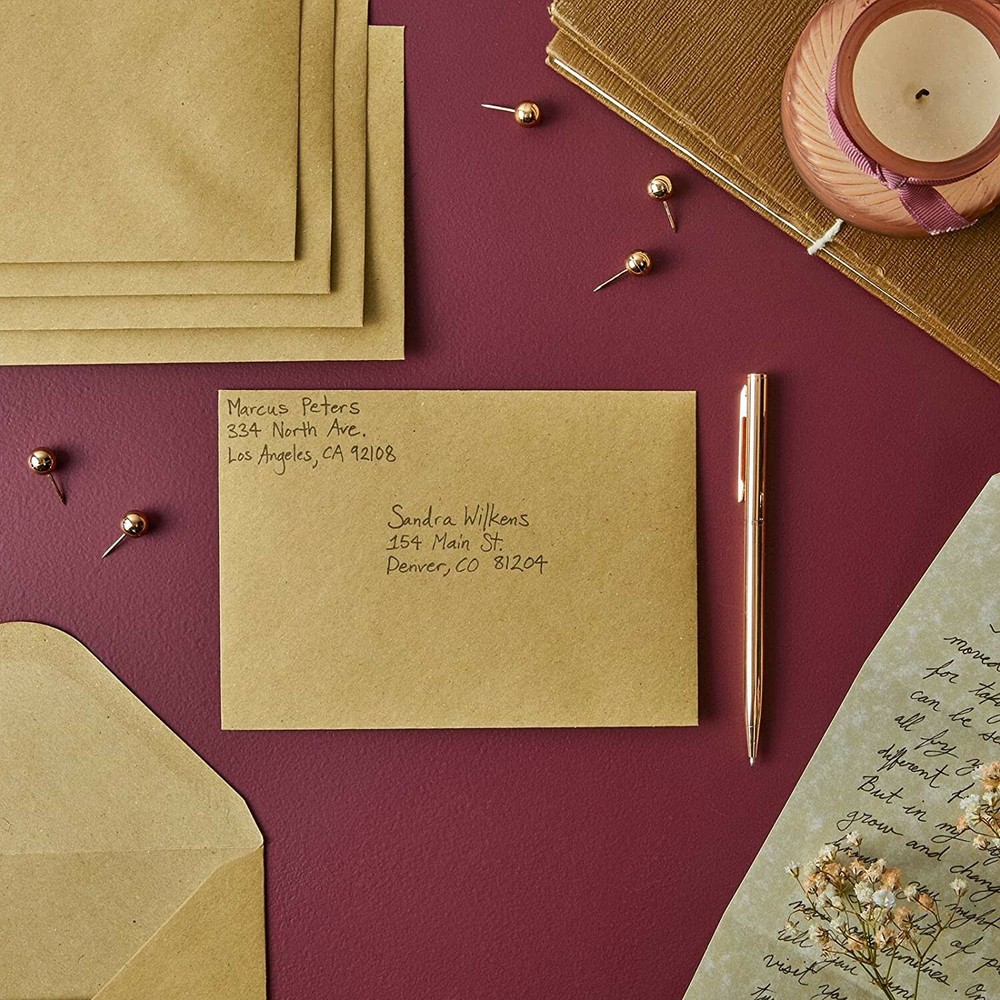 300 Brown Kraft Paper Envelopes 5×7 Invitation A7 5.25×7.25 Self Seal Card Photo