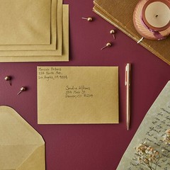 Brown Kraft Envelopes 5×7 A7 5.25×7.25 Self Seal Invitation Envelope 50PK 115g