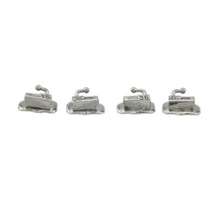 20 Sets Dental Orthodontic Buccal Tubes Bondable Roth 0.022 1st Molar Brackets