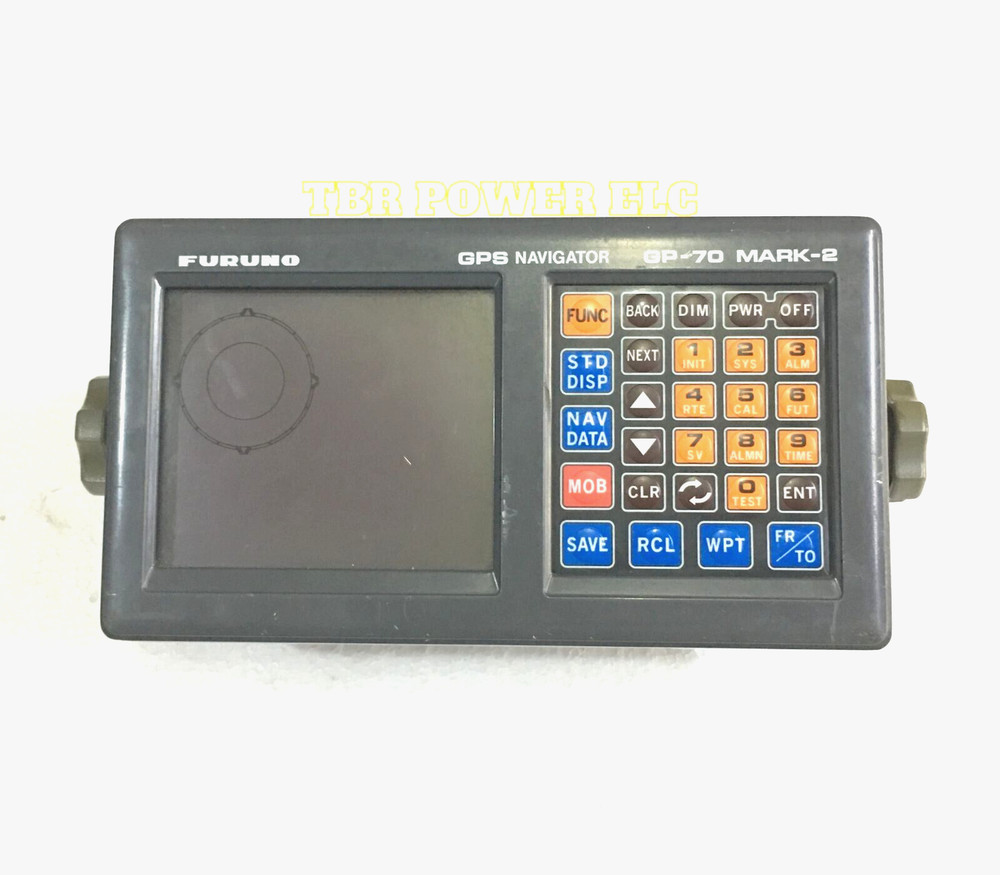 Furuno GPS Navigator GP-70 Mark-2 Display Unit GPR-017- Marine Navigation System