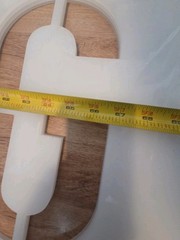 12″×66-3/4″ L NO PARKING Stencil 1/8″ LDPE Reusable Lot Of 4