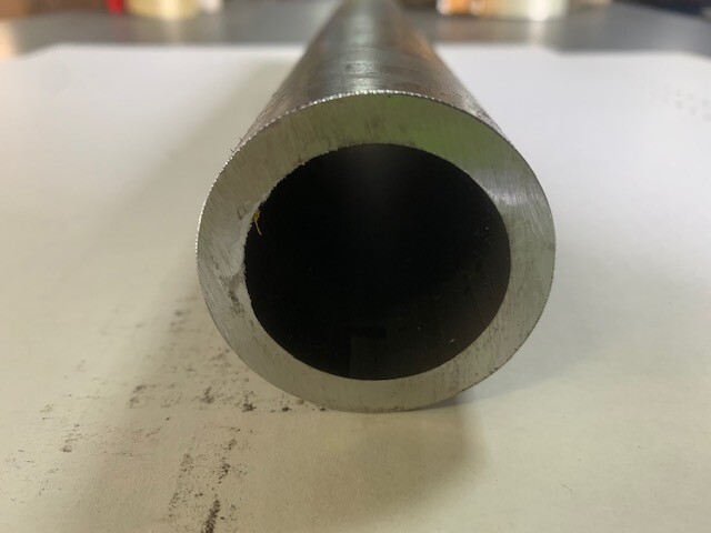 2″ OD x 1/4″ Wall DOM Seamless Round Tube x 12″ Long, Mild Steel Tubing