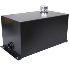 5 Gallon 14 Gauge Steel Hydraulic Fluid Reservoir Tank with Inlet 1-1/2″ FNPT