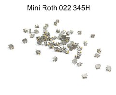 100Pcs Dental Orthodontic Ceramic/Metal Bracket In Bulk Mini Roth 022 345 Hooks
