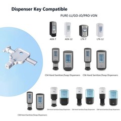 KLIVYA 3-in-1 Replacement Key(Cintas Dispenser Key/59002 Key/7749-18 White