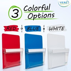 YES4QUALITY Magnetic Pen Holder for Refrigerator with Strong 1 Pack, White