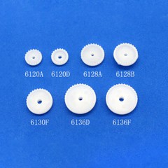 10~61Tooth Module 0.5 Plastic Gears Mixed Toothed Wheels Sector Robot Parts DIY