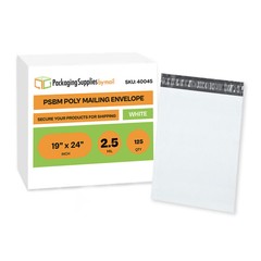 125 19×24 Poly Mailers 2.5 Mil Packaging Shipping Mailing Envelopes Bags