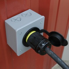 2-Gang 20/30 Amp Twist Lock Power Inlet Receptacle L14-30 L14-20 L5-30 L6-30