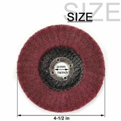 5Pcs 320 Grit Polishing Grinding Buffing Wheel 4.5 Inch Flap Discs Angle Grinder