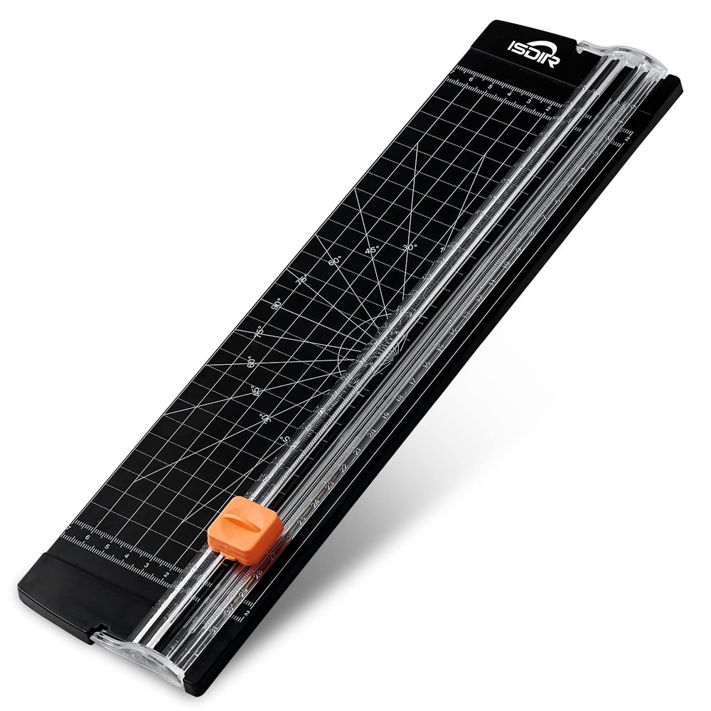 ISDIR A4 Paper Cutter Slicer, 12 Inch Paper Trimmer Scrapbooking Tool Supplies