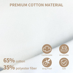 Sting Proof Bee Suit Full Body with Ventilated Hood & Gloves XL | Polycotton Uni